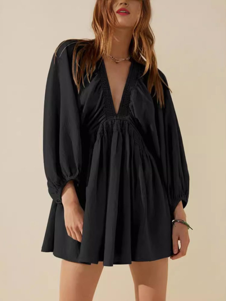 Ma bohème robe noire Noir / S
