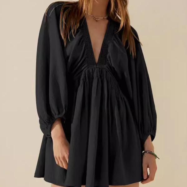 Ma bohème robe noire Noir / S