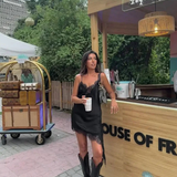 Robe bretelles noire