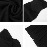 Robe bustier noire