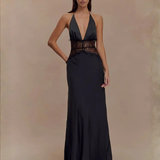 Robe noire dos nu Noir / S