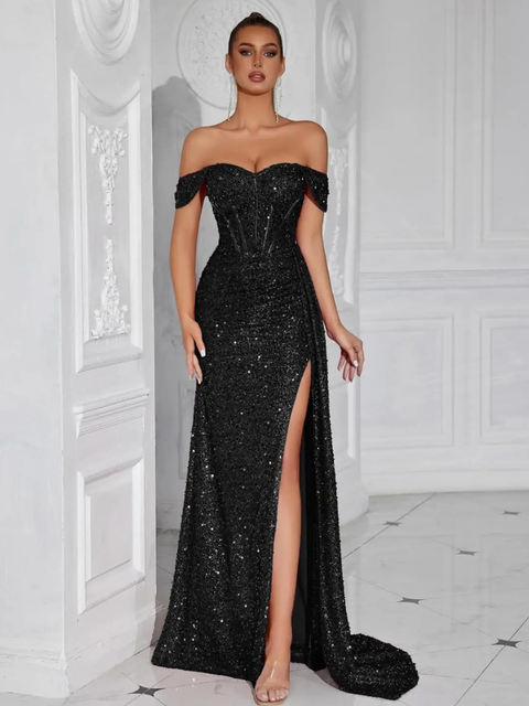 Robe noire gala Noir / 2